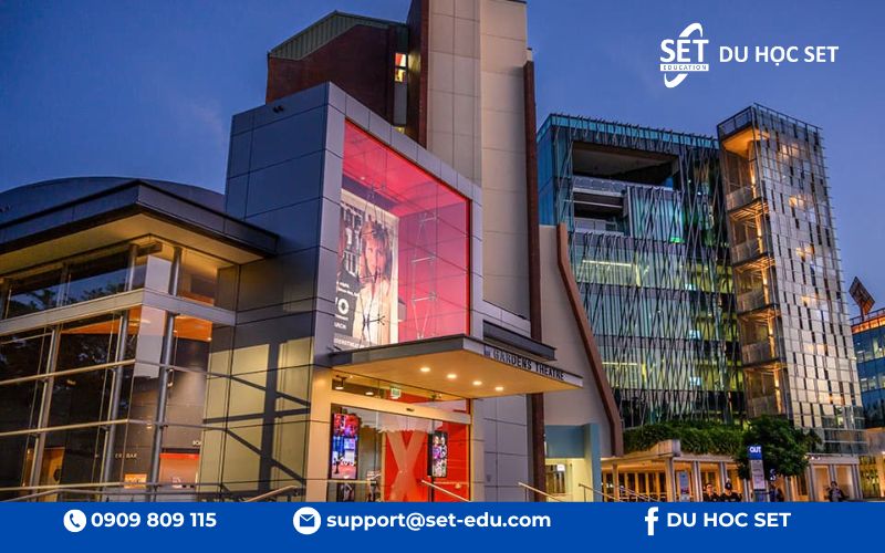QUT ở Brisbane có ba campus kết nối mạnh mẽ với cộng đồng và doanh nghiệp