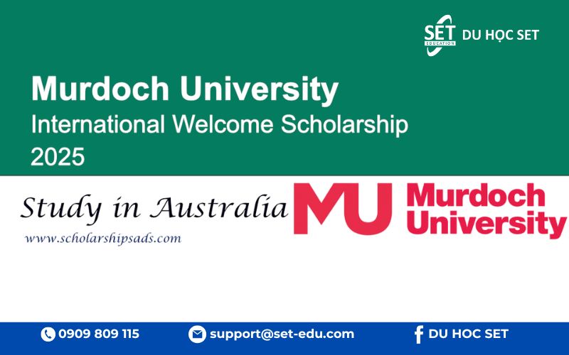 Học bổng International Welcome 2025 giảm 20% học phí cho sinh viên quốc tế tại Murdoch