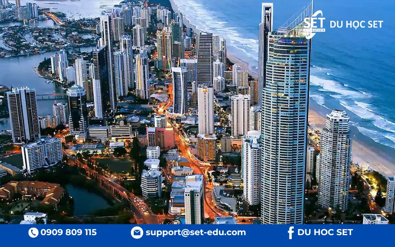 Chi phí sinh hoạt tại Gold Coast khoảng 21.000 AUD/năm