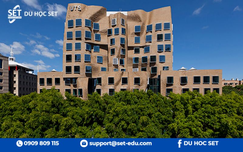 UTS – thành viên ATN, top 100 thế giới, nổi bật về Công nghệ, Điều dưỡng, Luật tại trung tâm Sydney.