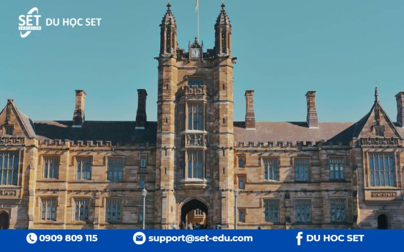 University of Sydney - #18 QS thế giới, lâu đời nhất Úc 1850, Go8 với 46% sinh viên quốc tế