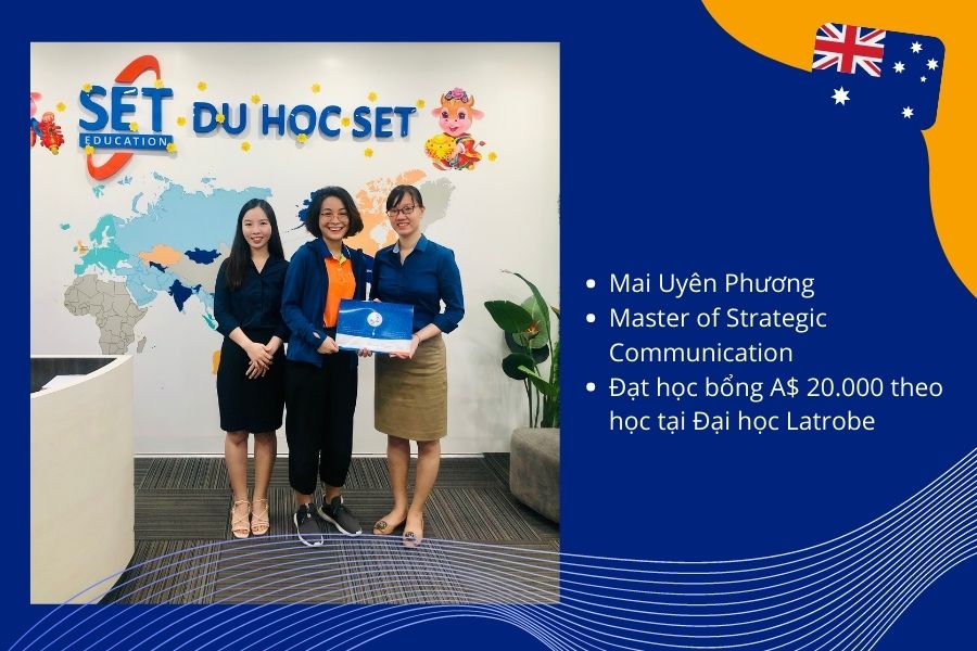 Uyên Phương đạt học bổng 20% theo học Cử nhân ngành truyền thông chiến lược tại Đại học Latrobe