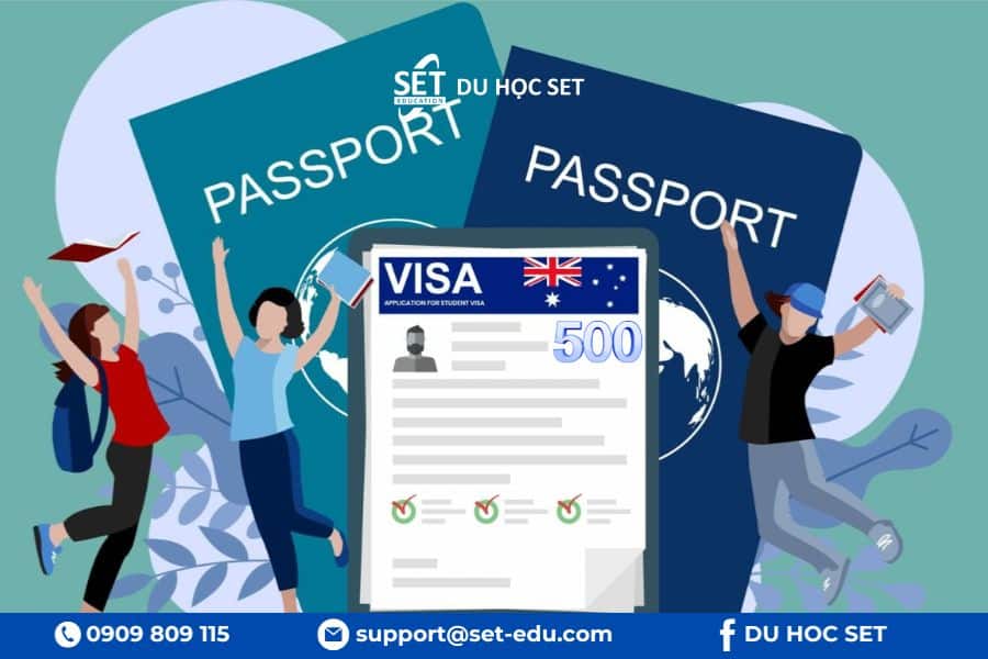 Xin visa du học Úc Subclass 500 với hồ sơ tài chính, y tế và GST