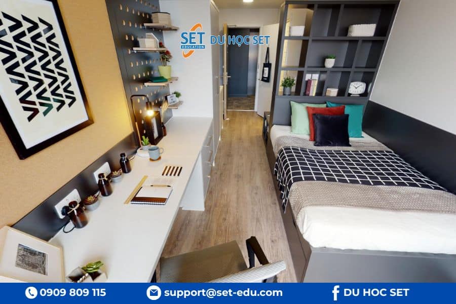 Sinh viên có thể lựa chọn giữa ký túc xá, homestay hoặc thuê nhà chung