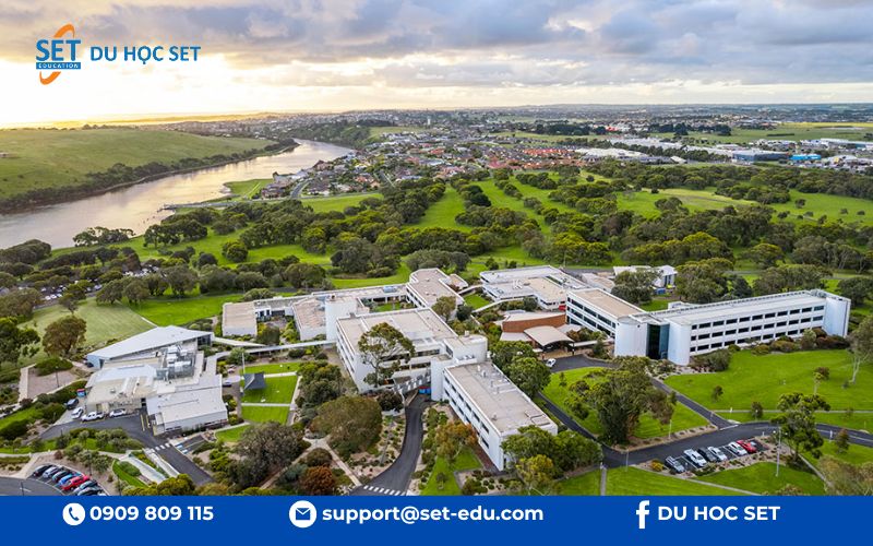 Warrnambool Campus có chi phí sinh hoạt thấp nhất, chuyên về Education, Nursing và Arts