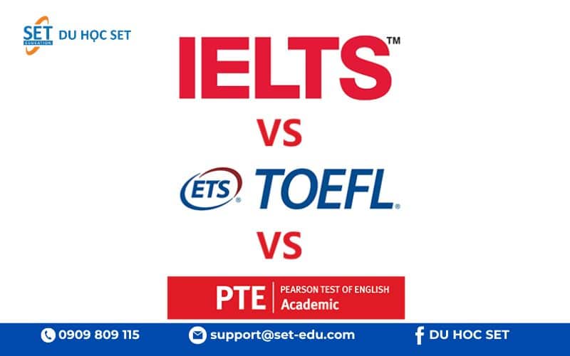 Du học sinh cần đạt chứng chỉ tiếng Anh quốc tế như IELTS, PTE hoặc TOEFL 