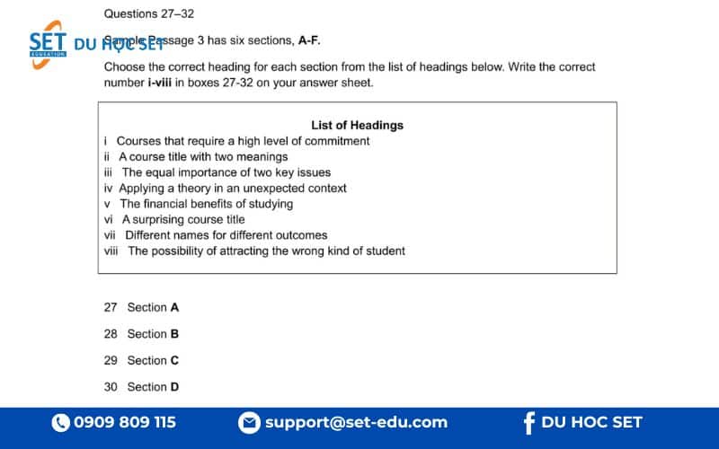 IELTS Listening và Reading có 40 câu hỏi nhưng khác nhau về cách tính điểm