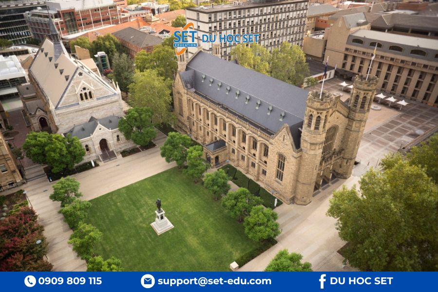 Đại học Adelaide nổi bật với chương trình tài chính chất lượng và lợi thế định cư vùng