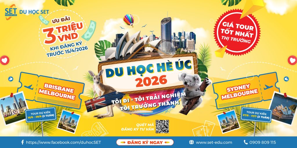 Du Học Hè Úc 2026: Hành Trình Trải Nghiệm và Bứt Phá Toàn Diện Cùng SET