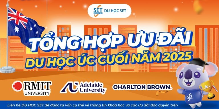 Bùng Nổ Ưu Đãi Du Học Úc Cuối Năm 2025: Tặng Phí Visa, Vé Máy Bay & Hàng Loạt Hỗ Trợ Tài Chính Hấp Dẫn